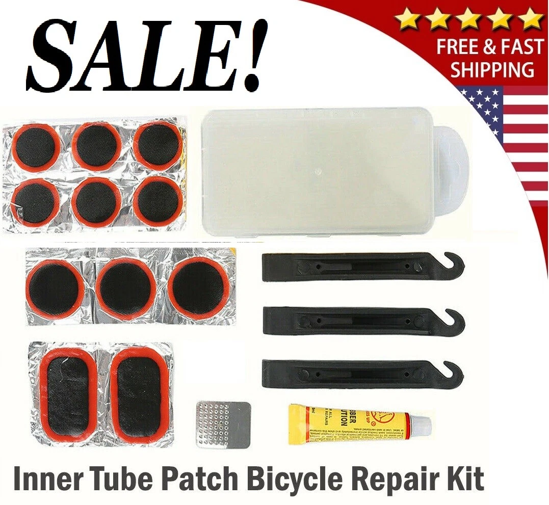 Bicycle Tire Repair Kit Inner Bike Tube Puncture Bike Patch Kit