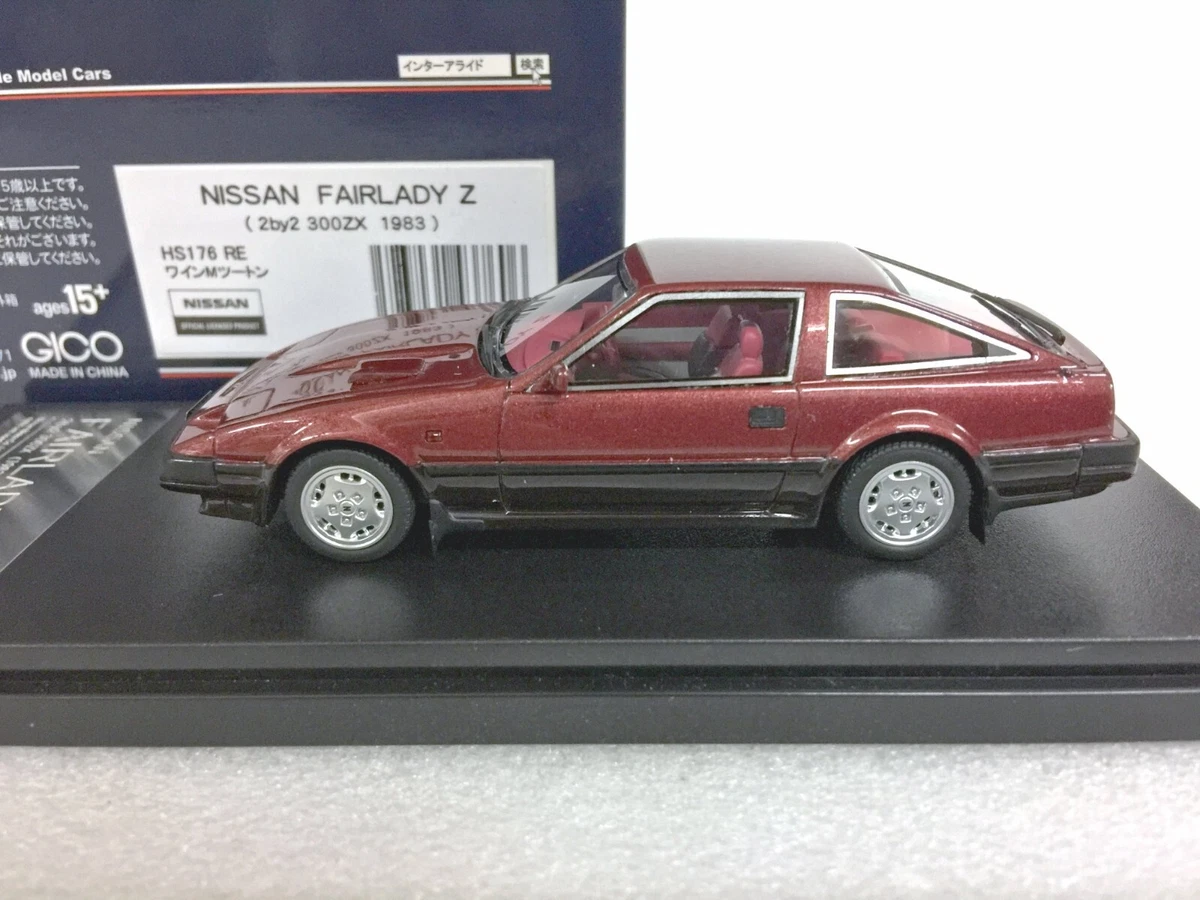 po 1:43 HI STORY HS176RE NISSAN FAIRLADY Z31 300ZX 2by2 resin scale model car