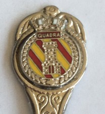 Vintage Souvenir Spoon Collectible Quadra