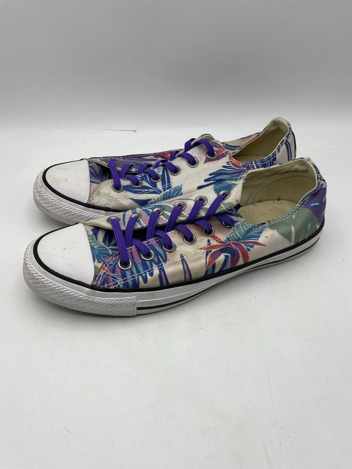 Scarpe basse Converse All Star Aloha Hawaiian Tropical Leaves taglia Wmn's 9 uomo 7