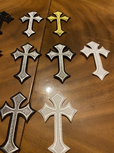 A Collection of Celtic Style Cross Patches (Sold As Is) - Picture 2 of 4
