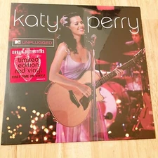 NEW Katy Perry MTV Unplugged Urban Outfitters Limited Edition Red Vinyl Record