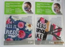 FACE MASK..ONE SIZE FITS MOST...ADULT USE ONLY..UNISEX.. LOT OF 2