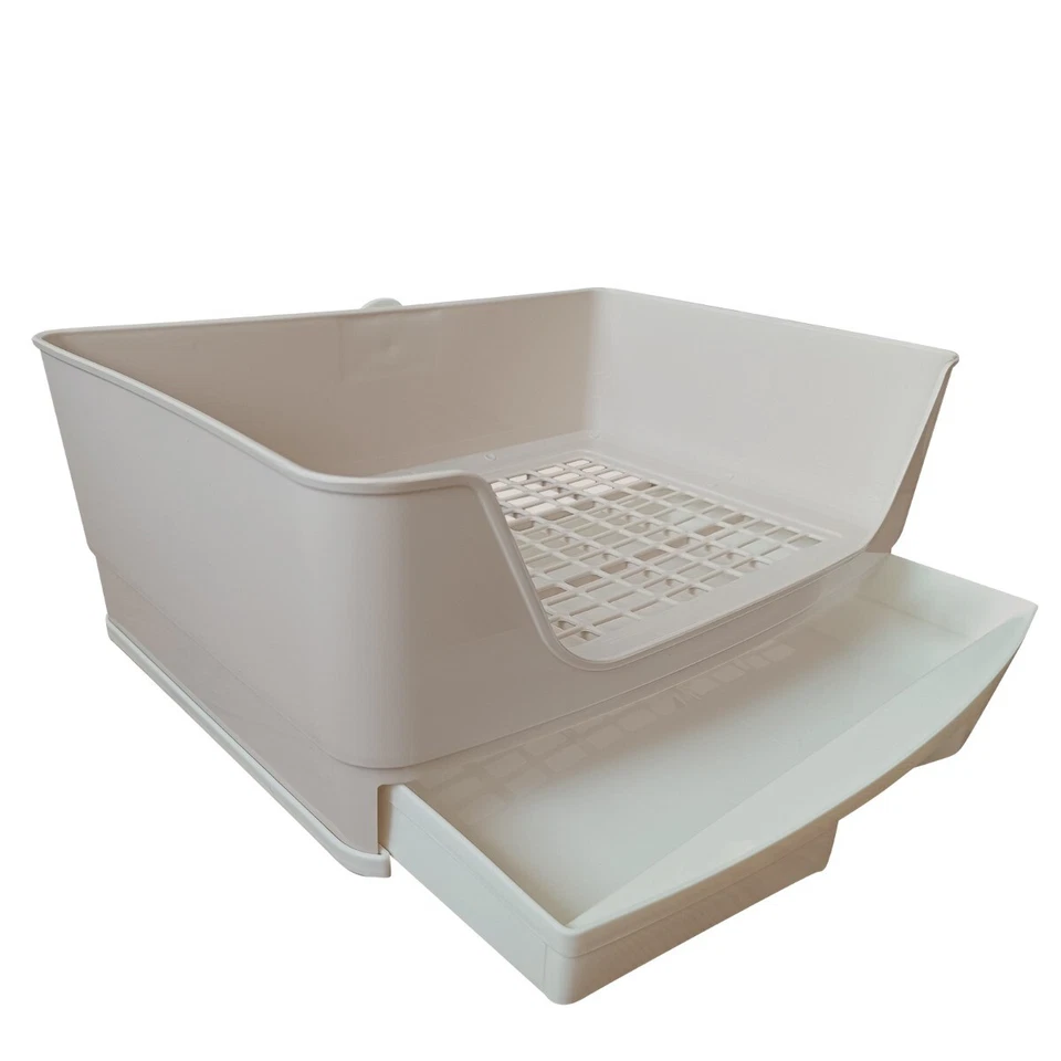 Kaninchen Toilette - Käfigtoilette mit Schublade & Bodenrost - 40 cm - Bild 3 von 4