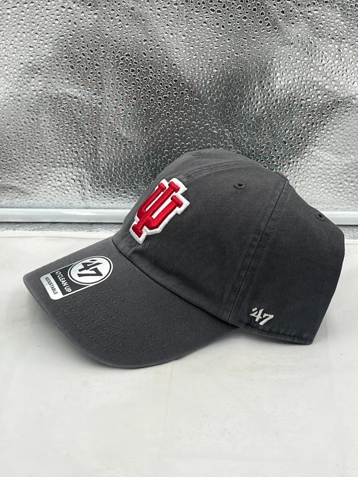 Indiana Hoosiers NCAA '47 Marca Gris Limpieza Sombrero Ajustable Foto 2 de 4