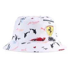 Scuderia Ferrari F1 Special Edition Miami 2025 Formula One LeClerc Bucket Hat