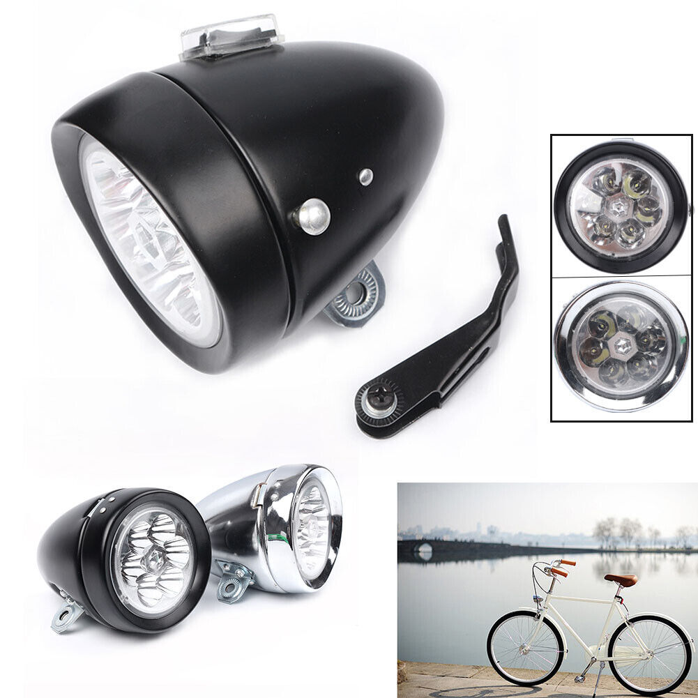 オールドマウンテン　38灯　futamata vintage cover 250 6 LED Vintage Bicycle Bike Light Headlight Front Retro Head