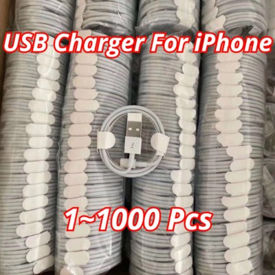 Wholesale Bulk Lot USB Charging Cable Charger Cord For iPhone 6 7 8 11 12 13 14