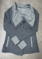 Kyodan Light Green Women's Jacket w/Striped Oversized Collar, P/S