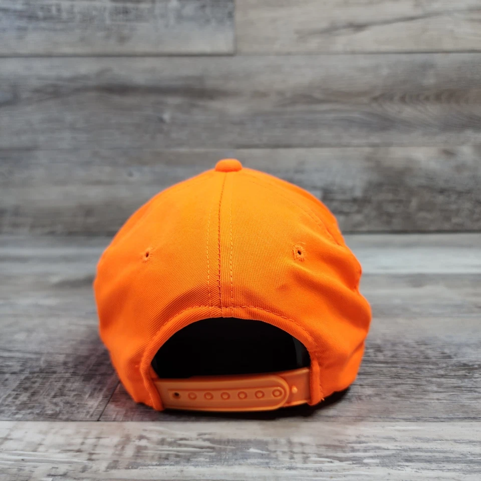 BRIGHT ORANGE Redhead Since 1856 Blank Canvas Cap Hat Adult Mens Adjustable - Image 3 of 4