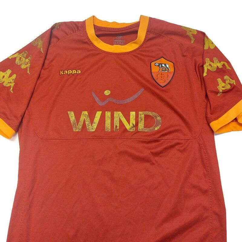 Kappa Men's Wind A.S. Roma Football Soccer Jersey Shirt #12 Kappa Men's Wind A.S. Roma Football Soccer Jersey Shirt #12