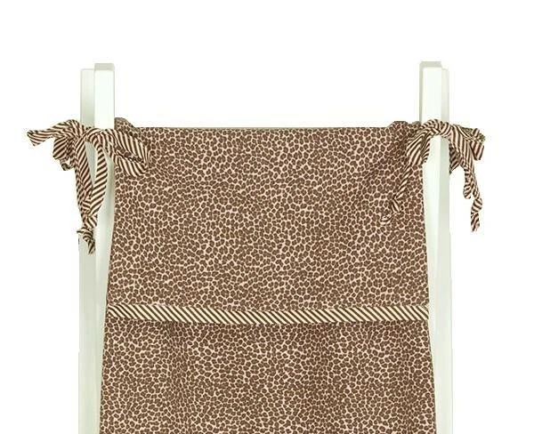 Bolso Cesta con Marco Bebé Niña Estampado Animal Leopardo Guepardo Rayas Rosa Marrón Foto 3 de 3