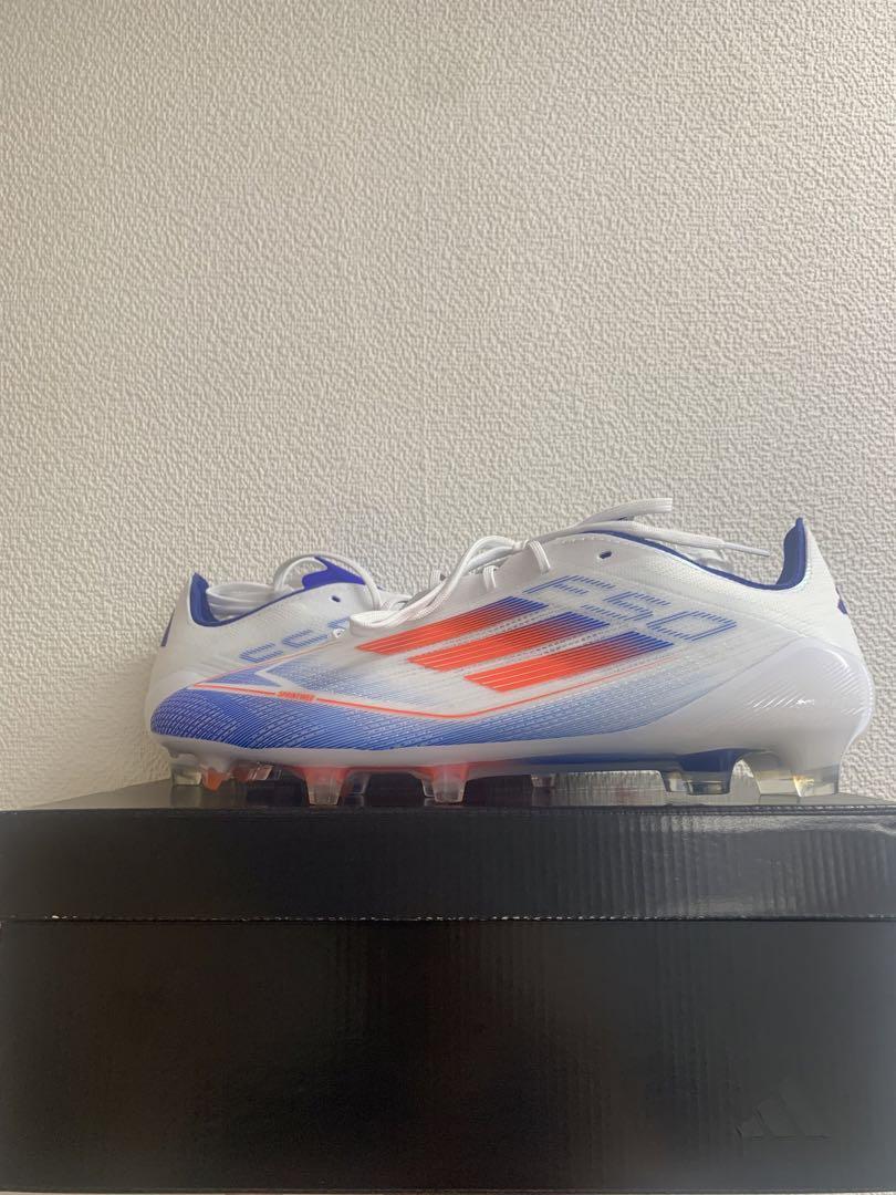 adidas Soccer Cleats F50 ELITE FG Footwear White/Solar Red/Lucid 