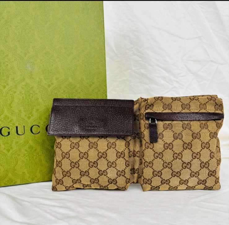 Sac ceinture GUCCI Auth GG poche taille épaule sac banane sac du Japon OCCASION