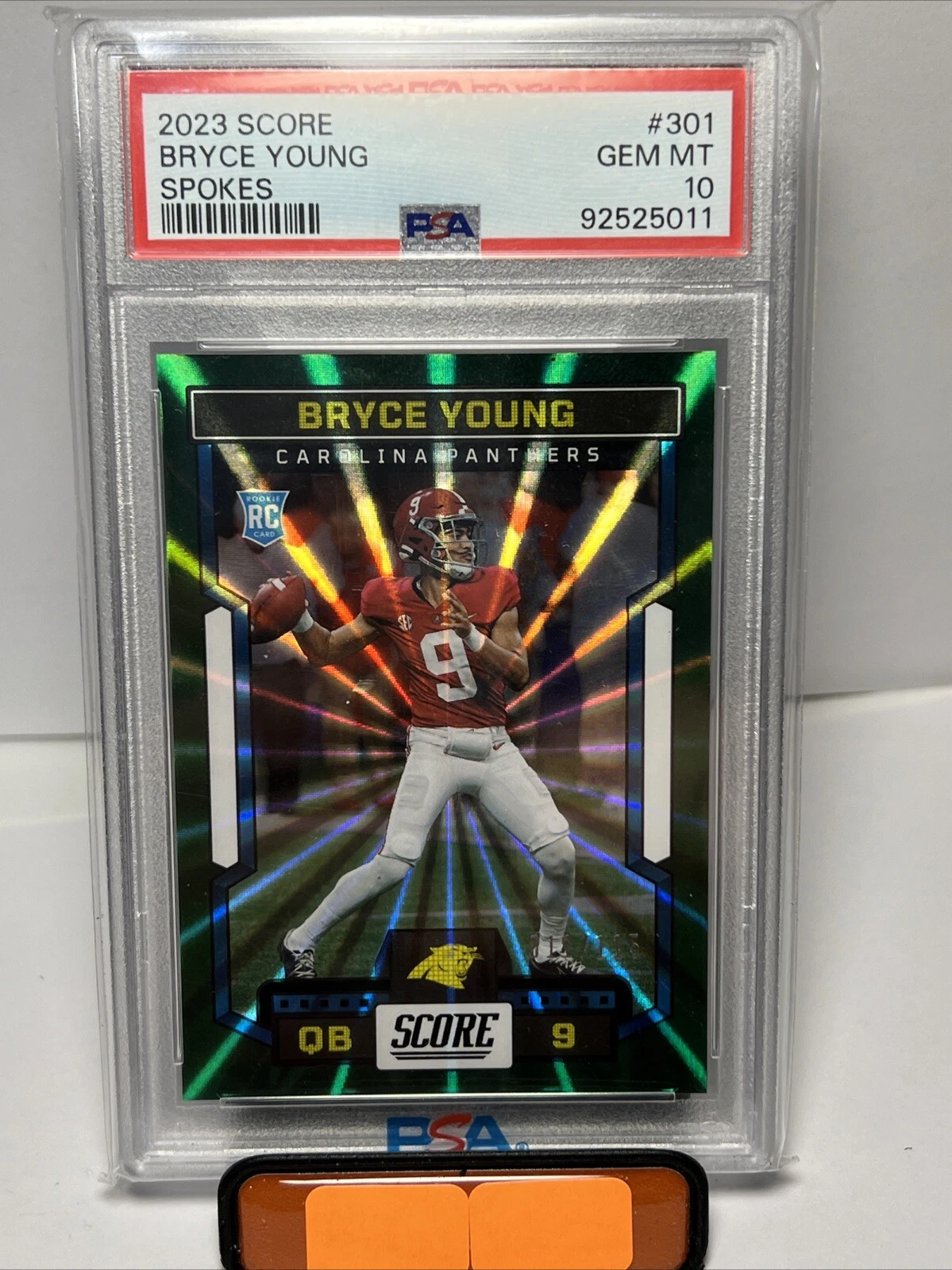 Bryce Young Panini Score #301 Spokes