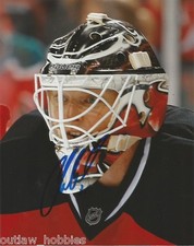 New Jersey Devils Cory Schnieder Signed Autographed 8x10 NHL Photo COA Mask