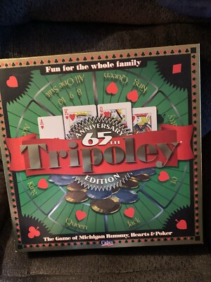 Tripoley By Cadaco 65th Anniversary Edition With Rotating