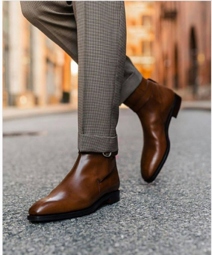 kandidaat aanpassen Strikt Men Handmade Brown Jodhpur Boots, Men Brown Ankle Boots, Boots for Men |  eBay