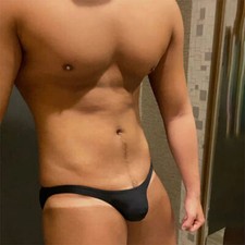 Mens Swim Briefs Super Low Waist Sunga Beach Bikini Swimsuit Gay Bathing Suit
