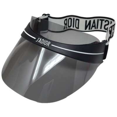 Dior Black J'Adior print Dior Club visor Synthetic
