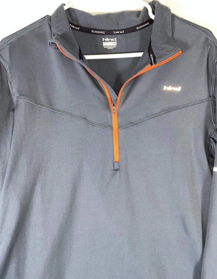 HIND женщин работает куртка M с капюшоном серый Ornge отражательный Hydra фитиль легкий - Изображение 4 из 4