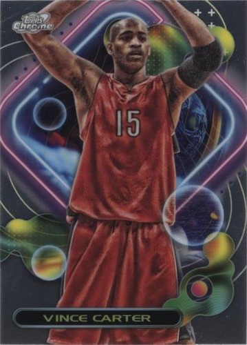 Vince Carter … 2023-24 Topps Chrome Cosmic Galaxy Greats Insert 4 