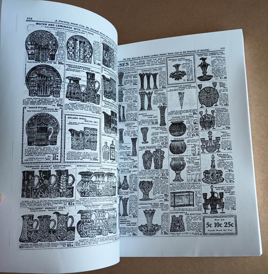 Butler Brothers Catalog Fenton Carnival Glass +Department Store