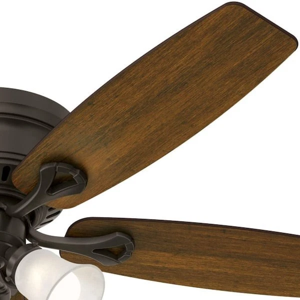 Hunter 52016 Oakhurst 52 in. LED Indoor New Bronze Ceiling Fan with Light Kit - Image 4 of 4