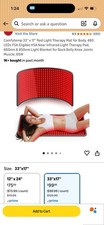 Comfytemp 33'' x 17'' Red Light Therapy Mat for Body 480 LEDs Brand New In Box