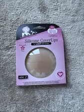 Hollywood Fashion Secrets Silicone CoverUps LIGHT Tone 1 PAIR. Lingerie Accesso