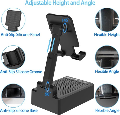 Bluetooth Speaker Phone Stand with HD Surround Sound - Picture 3 of 5