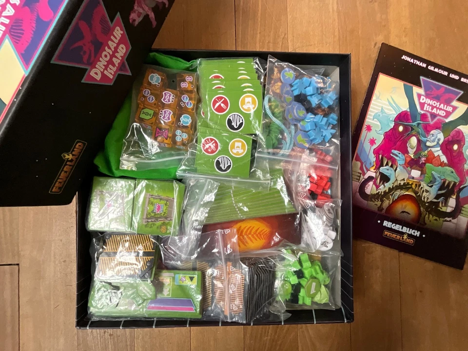 Dinosaur Island Deutsch Spiel Brettspiel Feuerland Spiele vollständig - Bild 3 von 3