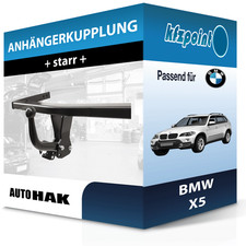 Für BMW X5 01.2000-12.2006 AUTO HAK Anhängerkupplung starr neu
