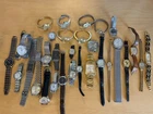 Vintage Wrist Watch Lot Gruen Invicta Tourneau Timex Grenen & More Untested