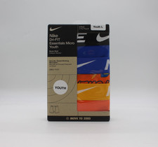 NWT Nike Boy's Dri-FIT Essentials Multi-Color Boxer Brief 3 Pack Sz L 9N0845-N1Y