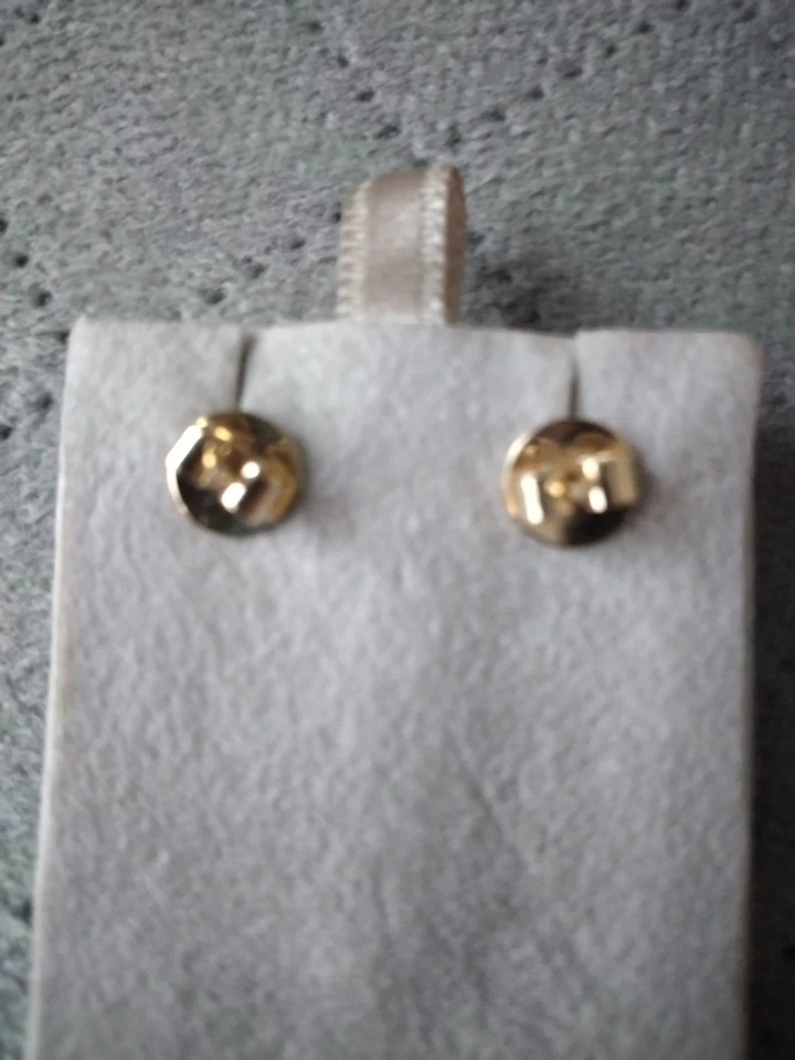 Ohrstecker 585 Gold Koralle. - Bild 3 von 4