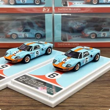 Findclassically 1:64 Ford GT40 MK1 Le Mans 6# 9# alloy car model ornaments