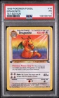 Pokemon Dragonite Fossil 19/62 1st Edition PSA 1