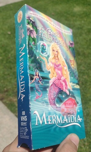 barbie 2006 late release fairytopia mermaidia VHS rare look htf