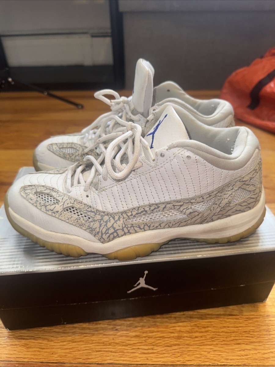Size 7.5 - Air Jordan 11 Retro IE 2003 Low Cobalt Elephant Print Jumpman 23 SNKR View 3