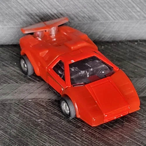 Vintage 1983 Bandai GoBots SPOILER Renegade Robot Red Lamborghini Countach MR-21