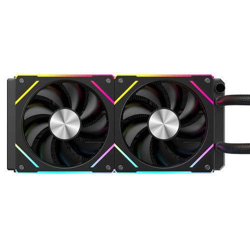 CiT Pro Glacier 240mm Intel AMD AIO Cooler Black ARGB Fans Temperature Display - Picture 5 of 12
