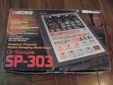 Boss SP-303 Dr. Sample Portable Sampler Potentiometer w/ Box Used Japan