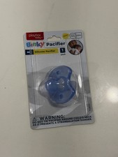 Playtex Baby Binky Silicone Pacifier in a 1-pack package rated for ages 0M