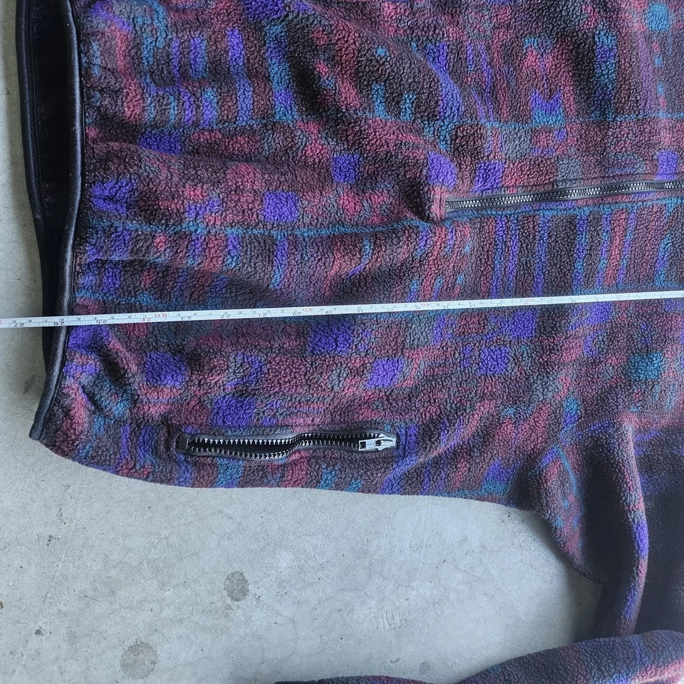 VTG Rei Aztec Sweater Halfzip Pullover Fleece Men's Medium - Image 4 of 4