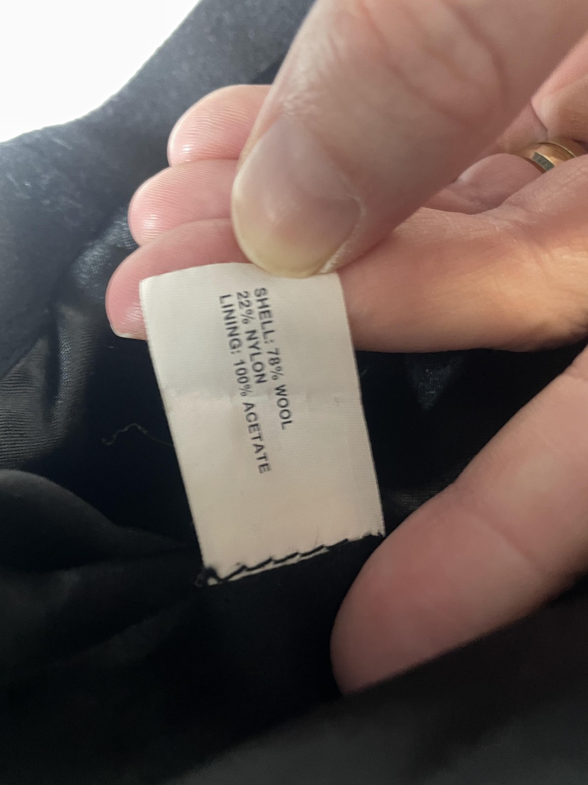 GAP Jacket Womens Medium Black Wool Toggle Duffle… - image 10