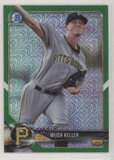 2018 Bowman Chrome Prospects Mega Box Green Mojo Refractor /99 Mitch Keller 2l4