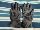 Black Leather Coach Brand Gloves Size 7 Cashmere Lining — photo 4