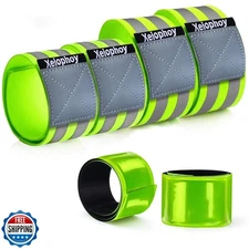 Xeiophoy Reflective Band for Night Running Walking, 6 PCS Premium Reflective 