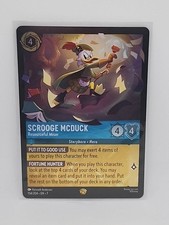 Lorcana Scrooge McDuck - Resourceful Miser COLD FOIL 154/204 Archazia's Island